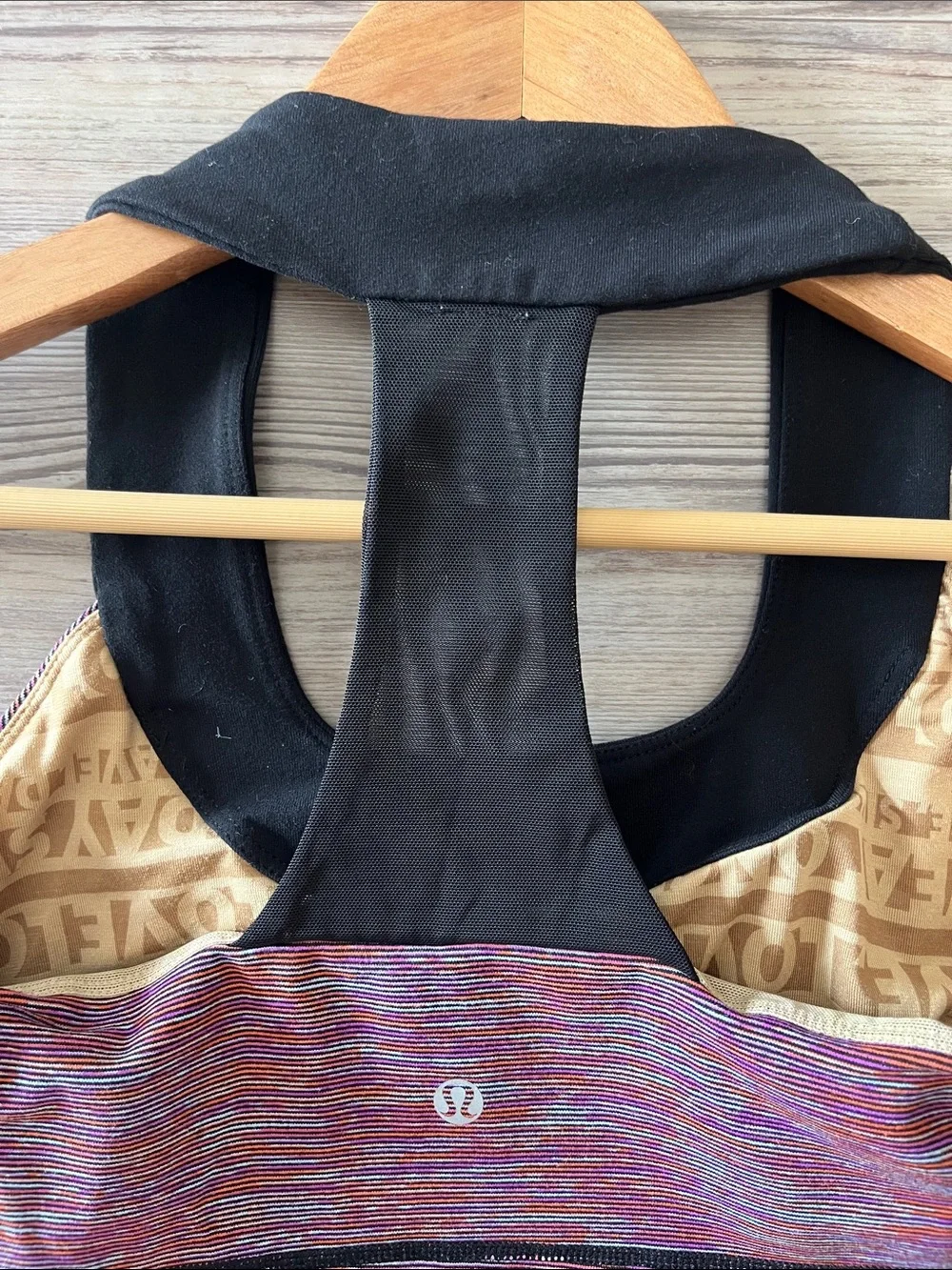 Lululemon Scoop Neck Tank Wee Are From Space Black March Multi/Black